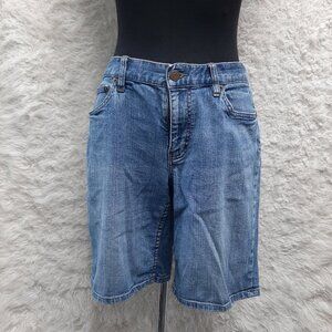 LRL Ralph Lauren Jeans Women's Denim Classic Bermuda Denim Shorts Size 4